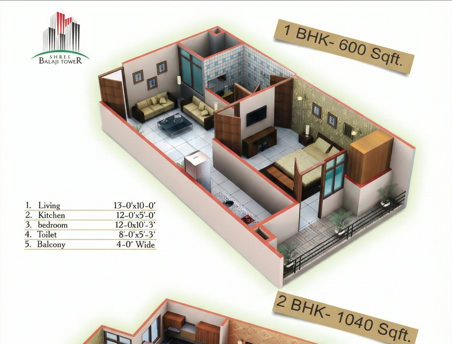 Apartment building view